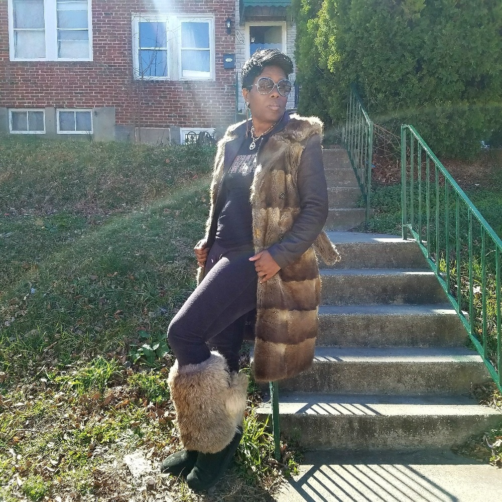 Fur Vintage Vest Mink